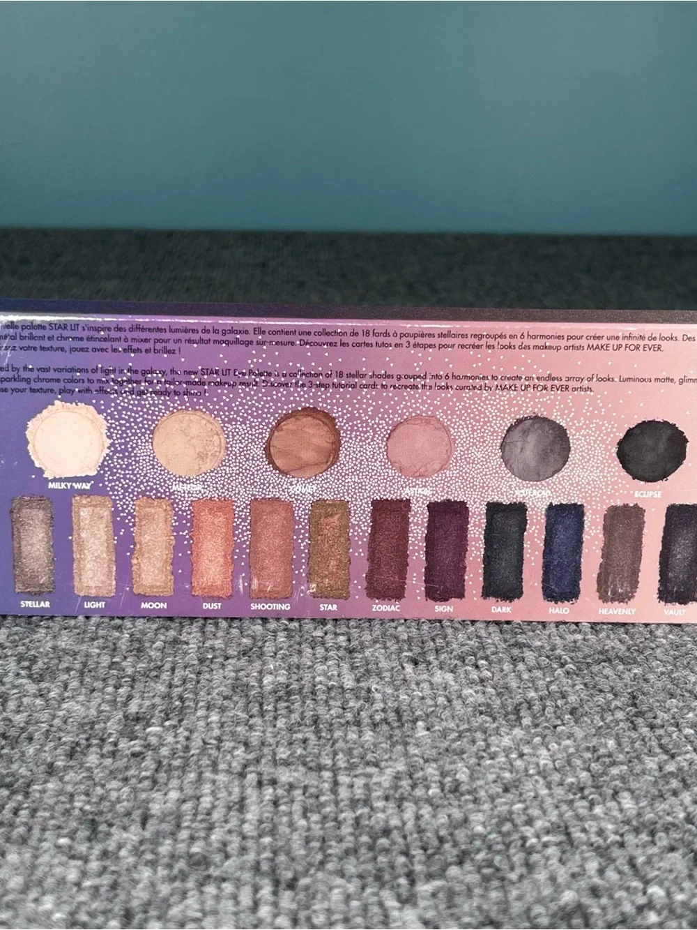 MAKE UP FOR EVER Star Lit 18 Shade Eye-Shadow Palette ~ Light of Galaxy ~ SEALED